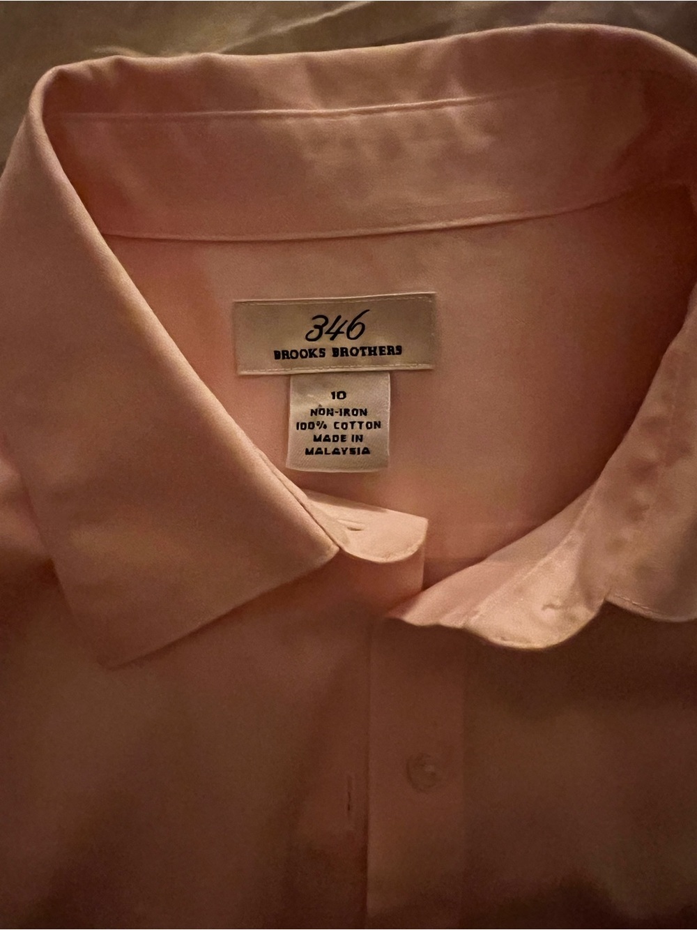 Brooks Brothers Light Pink Dress Shirt - 346